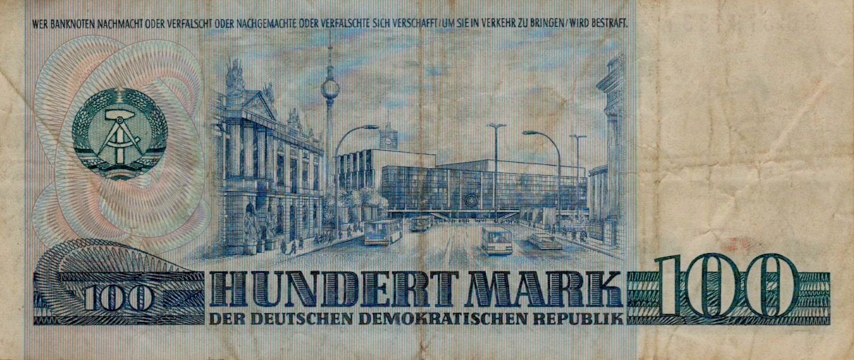 Germany (DDR) 100 1975 VF P-31/b